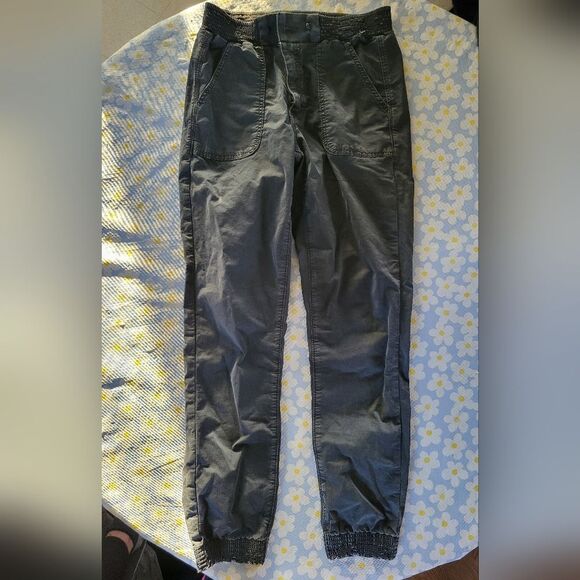 American Eagle Women's 8R Charcoal Ankle Cargo Jeggings - Picture 4 of 5